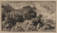 TvB G 0808
<br/>
Dennen in een nauwe bergpas
<br/>
<em>Everdingen, Allaert van (1621-1675)</em>